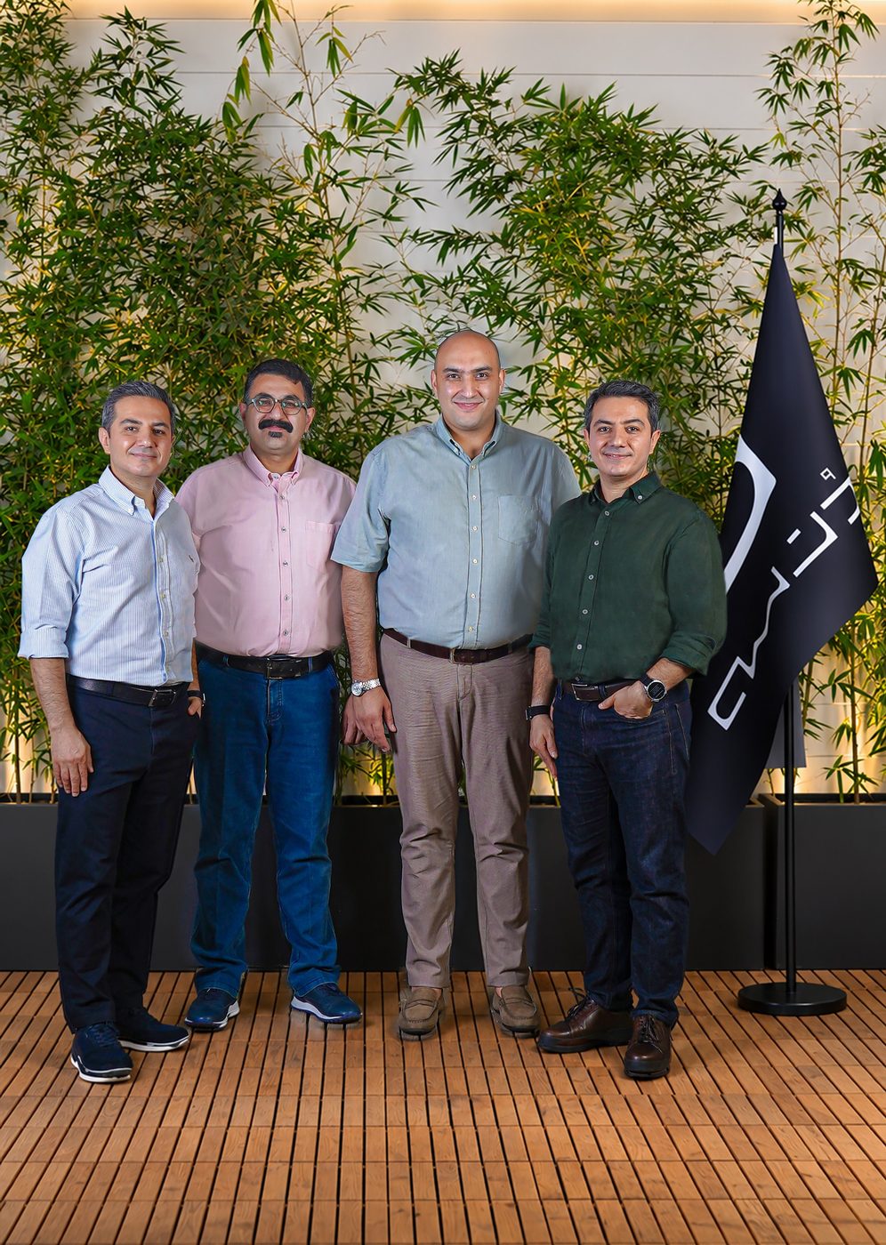 Photograph published by Donse co-founder Nima Qazi alongside his announcement of the Mohammadi brothers' investment in Donse, 9 August 2026